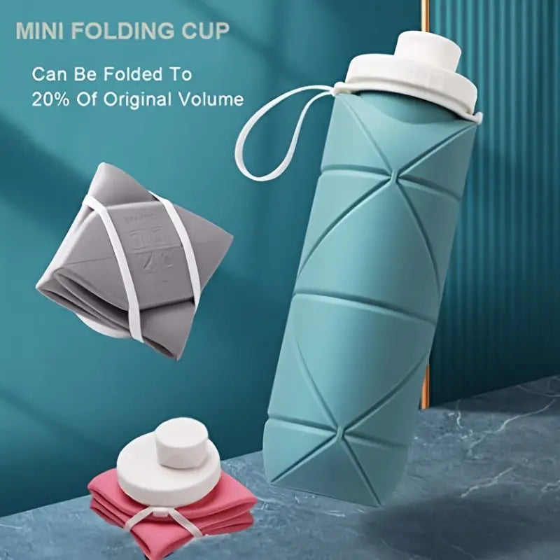 Silicone Foldable Water Bottle, Home and Living 