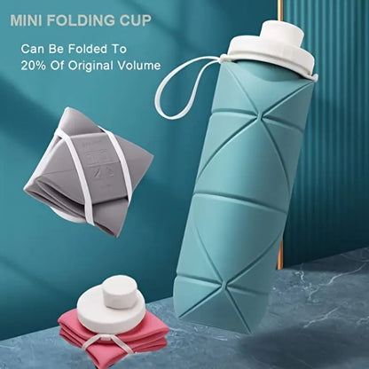 Silicone Foldable Water Bottle, Home and Living 