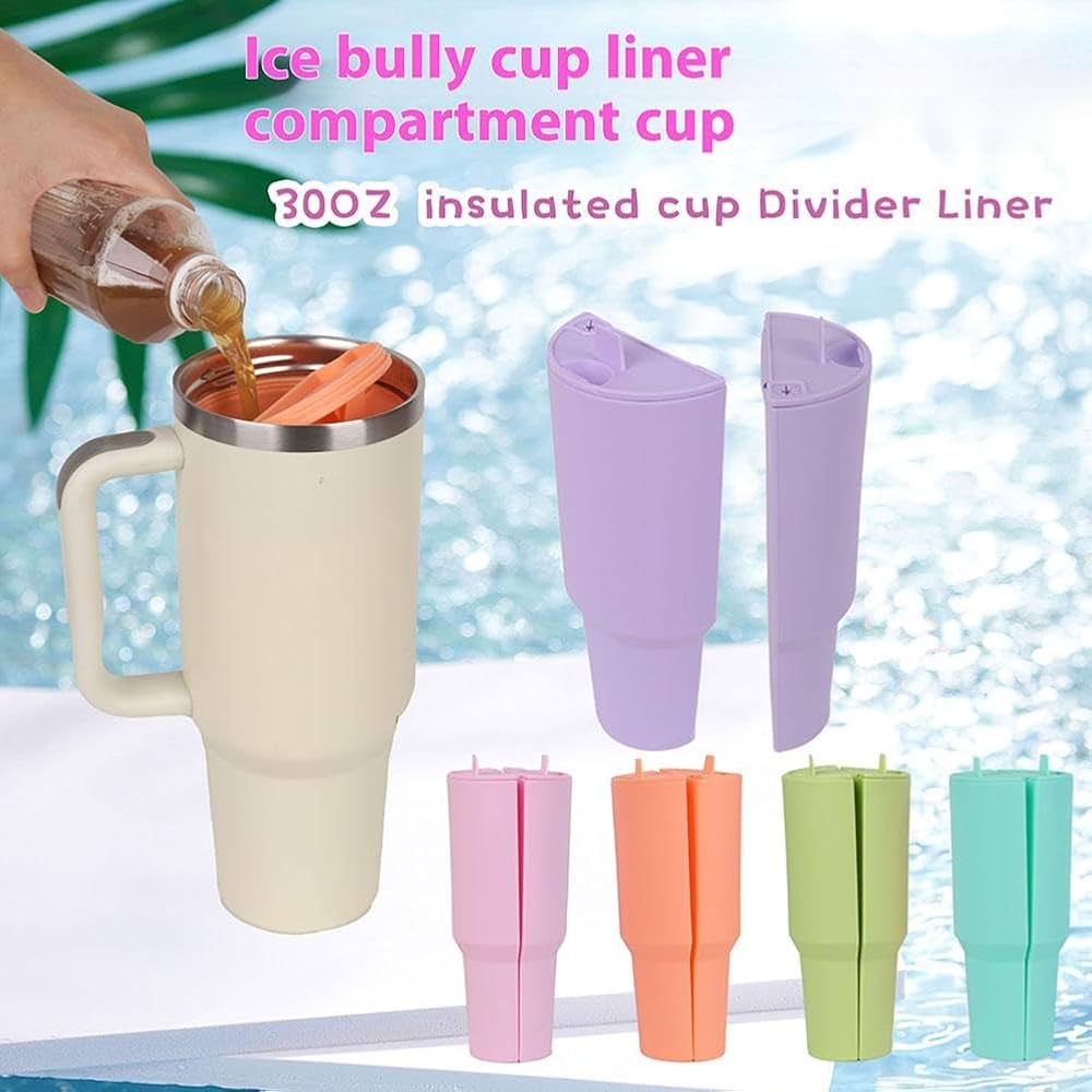 Silicone Travel Mug With Organized Compartments