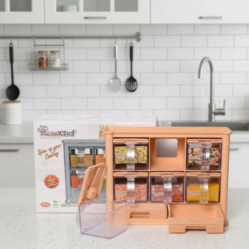 Master Chef Multi Drawer Spice Organizer, Kitchen Accessories 