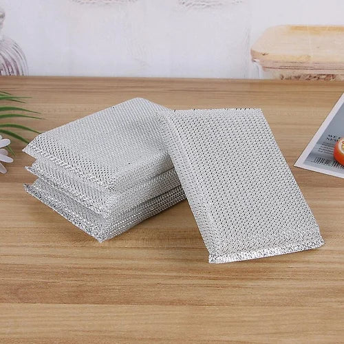 Steel Scrubber Sponges For Dishes, Pots & Pans