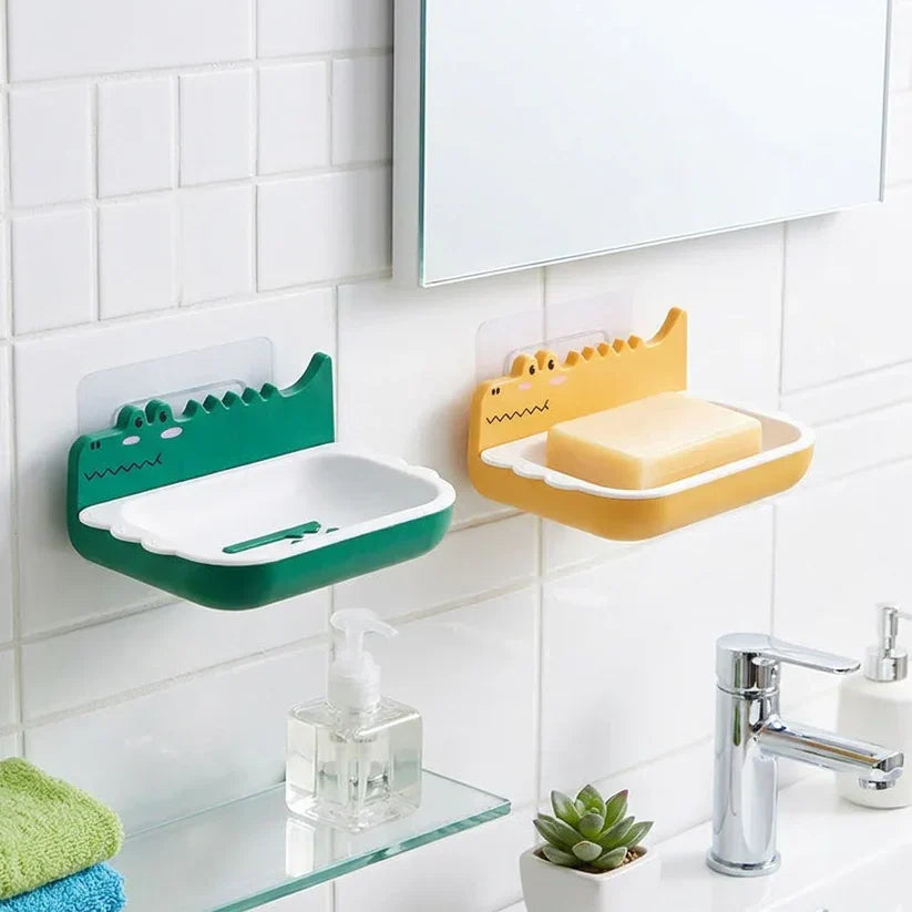 Strong Adhesive Crocodile Soap Holder For Bathroom