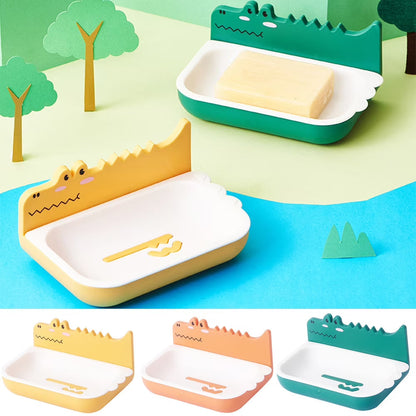 Strong Adhesive Crocodile Soap Holder For Bathroom