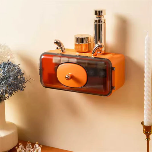 Wall Mounted Acrylic Lipstick Organizer