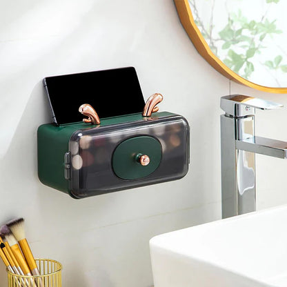 Wall Mounted Acrylic Lipstick Organizer