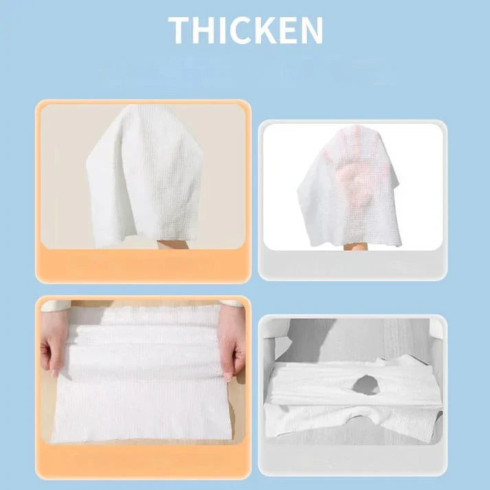 7 Pcs Outdoor Cotton Super Absorbent Compressed Towel Tablets