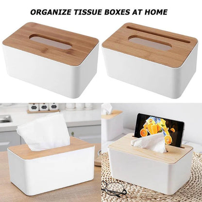 Wooden Texture Tissue Box
Home ad Living 