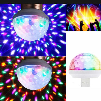 Mini USB Disco Ball - Portable Colorful Party Lights Mini Magic Ball