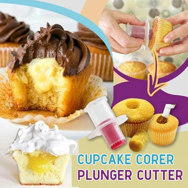 Mini Cupcake Corer Plunger Muffin Cake Hole Digger Bread Decorating Tools