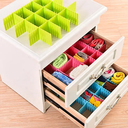 Drawer Organization Set of 12 Plastic Grid Dividers for DIY Customization