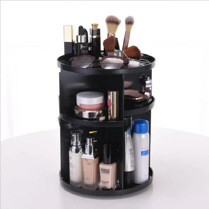 Rotating Cosmetic Makeup Organizer Box