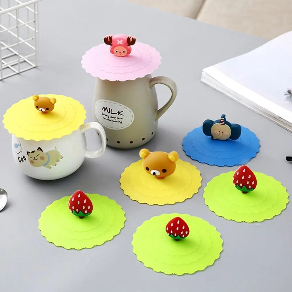 1 Pc Heat-Resistant Silicone Cup Cover