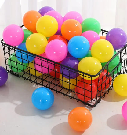 12 Soft Plastic Tent Balls Set For Kids