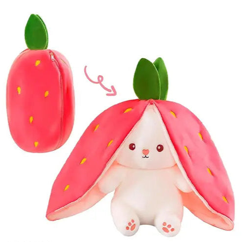 Plush Strawberry Bunny (25Cm/10Inch)