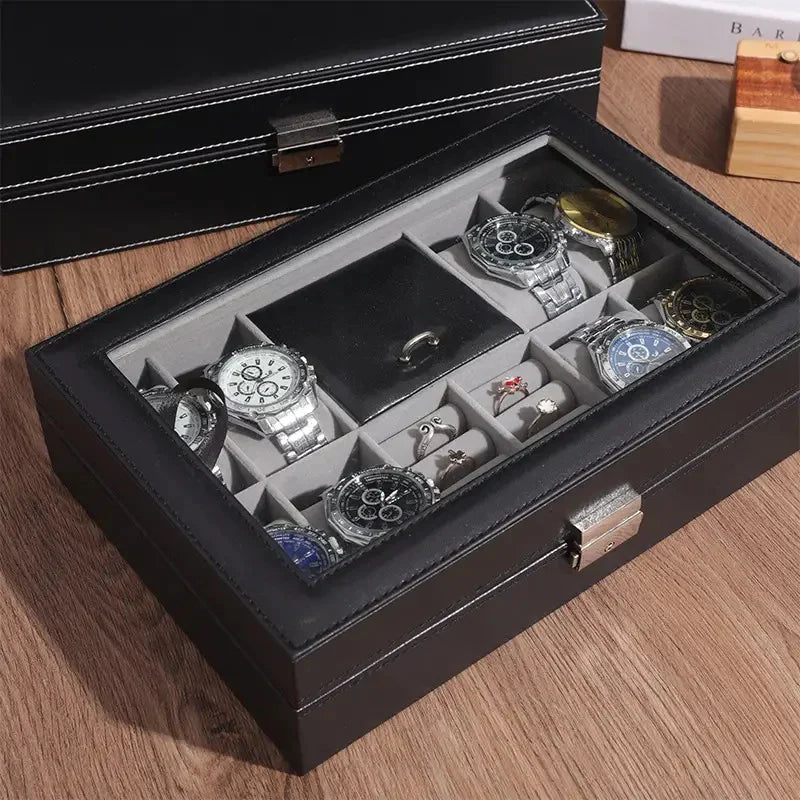 Watch & Jewelry Organizer Box Case