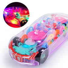 Transparent Gear Simulation Car Toy