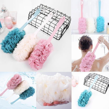 Bath Sponge Loofah Scrubber with Handle - Gentle and Effective Body Scrubber for Exfoliating Skin