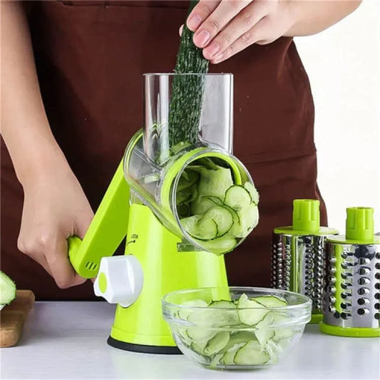 3 in 1 Manual Tabletop Drum Grater