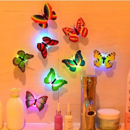 10 Pcs Cute Butterfly Night Light Decoration Led Light