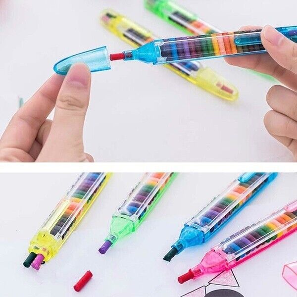 1 Pcs Multi-Colored Crayons Pen