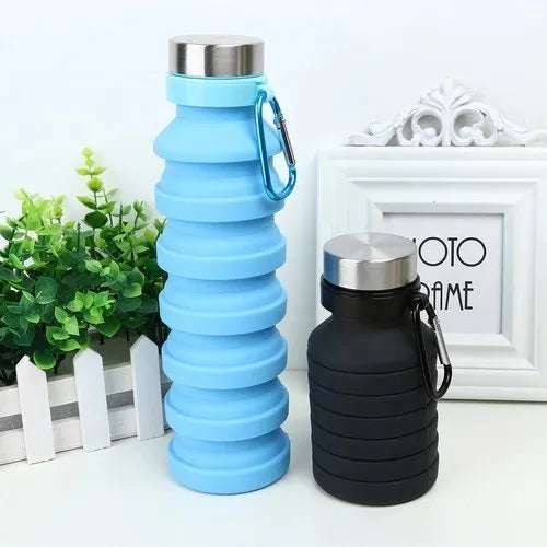 Flexible Foldable Silicone Water Bottle