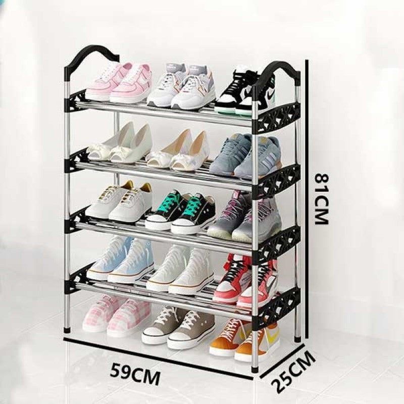 Stainless Steel 4 Lyer Shoes Organizer Stand