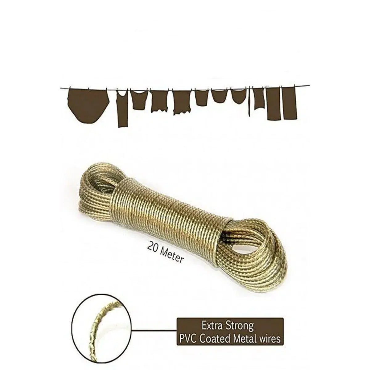 Clothesline Rope Wet Cloth Laundry Rope