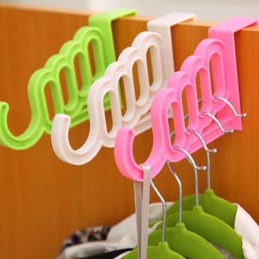 5 Hole Multi-Function Home Accessories Foldable Clothes Hanger