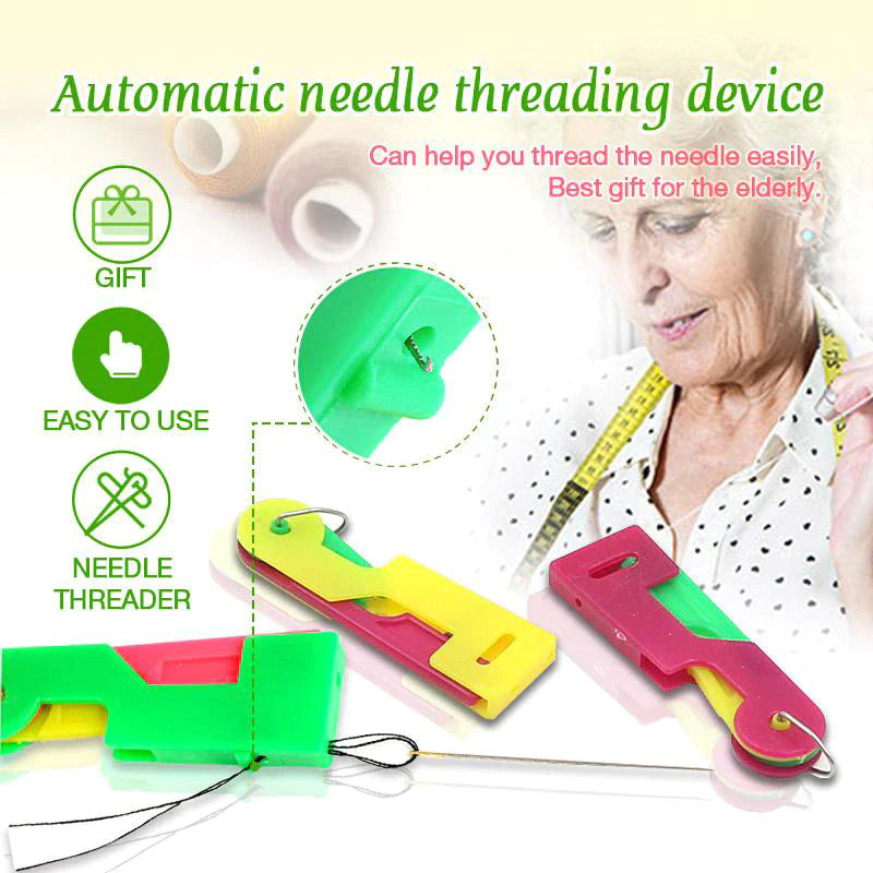 Automatic Needle Threader DIY Stitch Insert Guide Craft