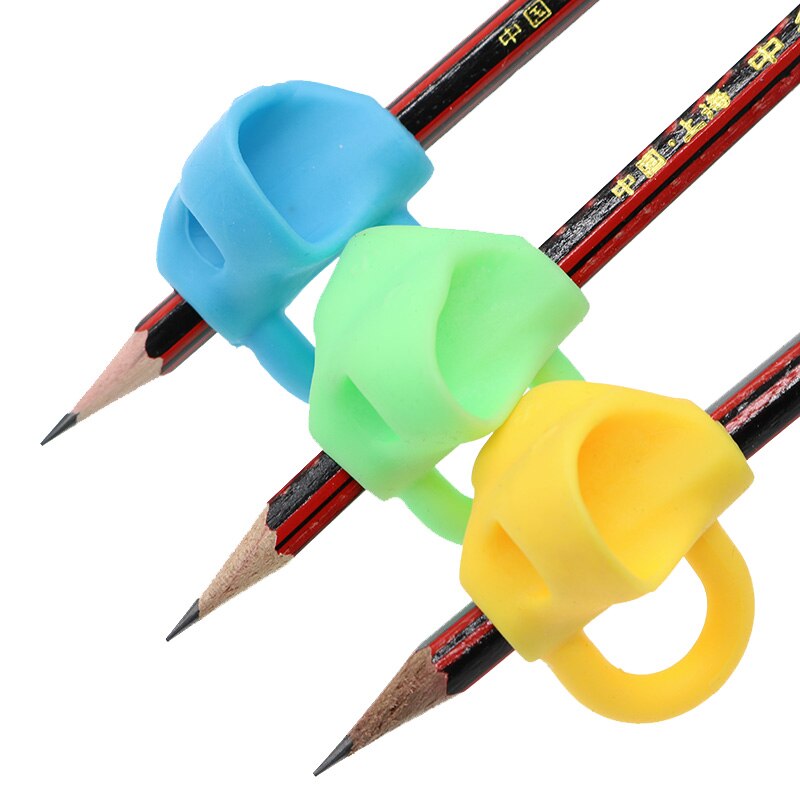3pcs Silicone Pencil Holder Writing Aid Tool for Children