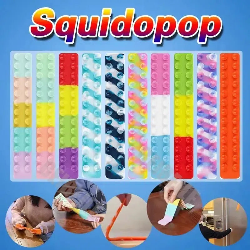 Suction Cup Squidopop Fidget Toy