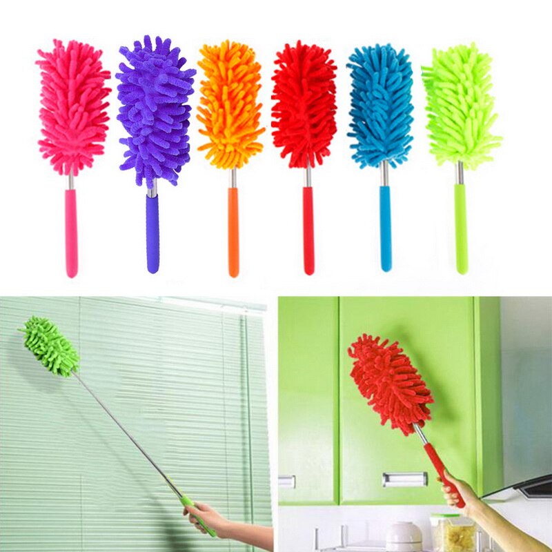 Telescopic Microfibre Extendable Handle Cleaning Duster