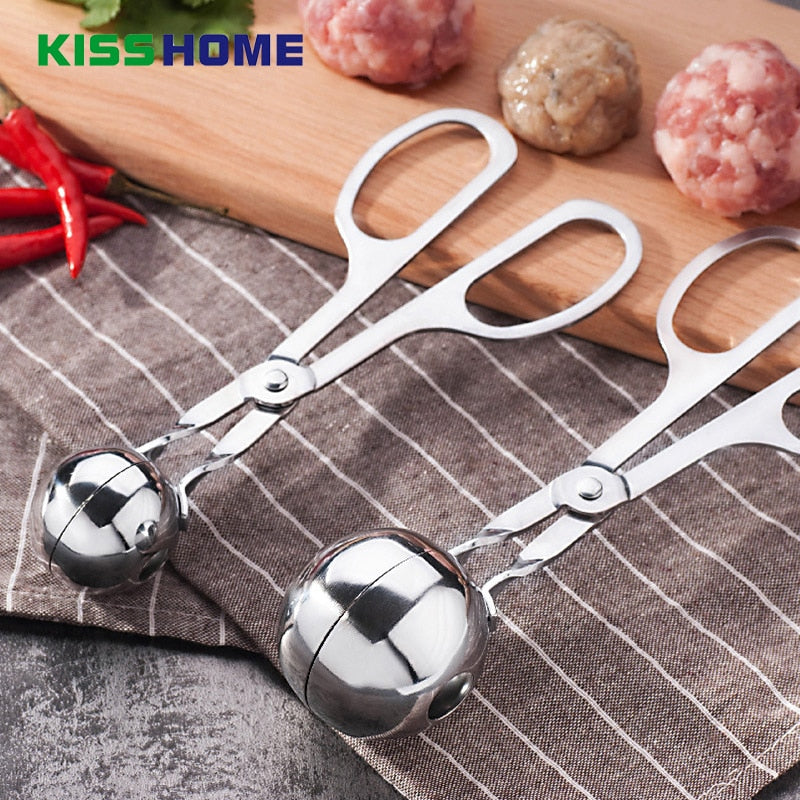 Large Stainless Steel Meatball Maker Clip Fish Meat Ball