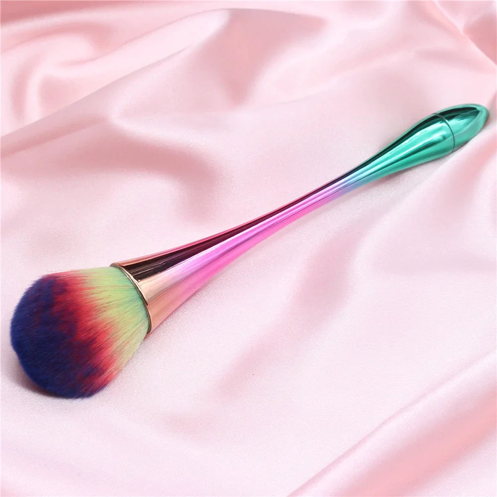 1PC Multicolor Foundation Powder Makeup Brush